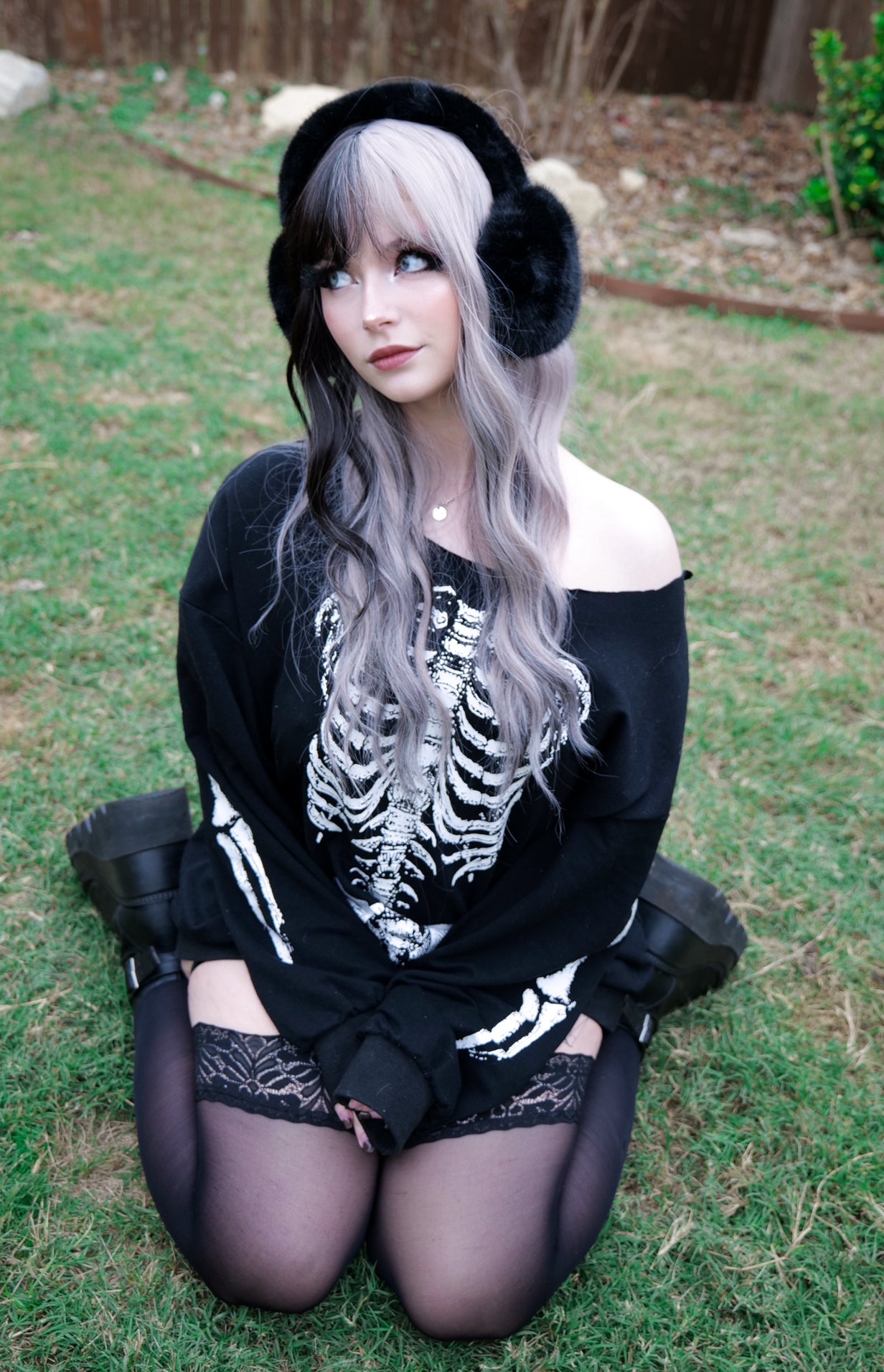 Emo Girl Winter Print